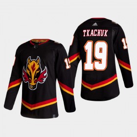Calgary Flames Hockeydrakt Matthew Tkachuk 19 2020-2021 Reverse Retro Authentic - Herre
